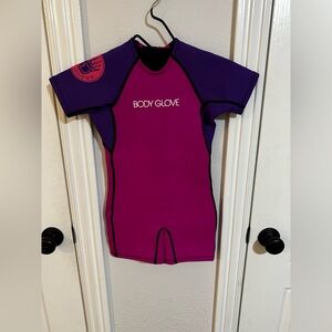 Body Glove Kids Shorty Wetsuit - Purple and Pink